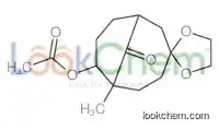 (6'-methyl-10'-oxospiro[1,3-dioxolane-2,3'-bicyclo[4.3.1]decane]-7'-yl) acetate