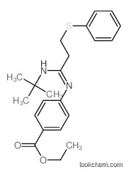 ethyl 4-[[N-tert-butyl-C-(2-phenylsulfanylethyl)carbonimidoyl]amino]benzoate