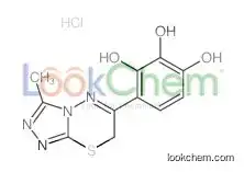 (4E)-2,3-dihydroxy-4-(3-methyl-5H-[1,2,4]triazolo[3,4-b][1,3,4]thiadiazin-6-ylidene)cyclohexa-2,5-dien-1-one,hydrochloride