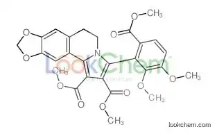 dimethyl 3-(2,3-dimethoxy-6-methoxycarbonylphenyl)-5,6-dihydro-[1,3]benzodioxolo[5,6-g]indolizine-1,2-dicarboxylate
