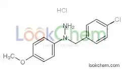 1-[(4-chlorophenyl)methyl]-1-(4-methoxyphenyl)hydrazine,hydrochloride