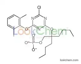 [2-butyl-2-[[4-chloro-6-(2,6-dimethylphenoxy)-1,3,5-triazin-2-yl]oxy]hexyl] phosphate
