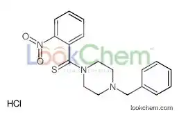 (4-benzylpiperazin-1-yl)-(2-nitrophenyl)methanethione,hydrochloride