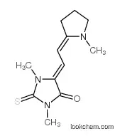 1,3-DIMETHYL-5-[(1-METHYL-2-PYRROLIDINYLIDENE)ETHYLIDENE]-2-THIOXO-4-IMIDAZOLIDINONE
