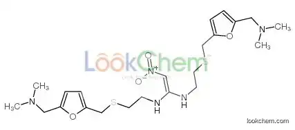 1-N,1-N'-bis[2-[[5-[(dimethylamino)methyl]furan-2-yl]methylsulfanyl]ethyl]-2-nitroethene-1,1-diamine