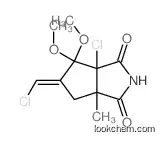 (5E)-3a-chloro-5-(chloromethylidene)-4,4-dimethoxy-6a-methyl-6H-cyclopenta[c]pyrrole-1,3-dione