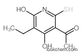 5-acetyl-3-ethyl-4-hydroxy-6-sulfanyl-1H-pyridin-2-one