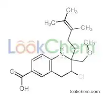 3-chloro-2-(3,4-dimethylpent-3-enyl)-2-(methoxymethyl)-3,4-dihydro-1H-quinoline-6-carboxylic acid