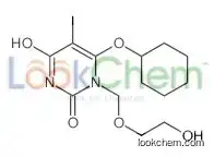 6-cyclohexyloxy-1-(2-hydroxyethoxymethyl)-5-methylpyrimidine-2,4-dione