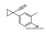 1-(4-bromo-3-methylphenyl)cyclopropane-1-carbonitrile