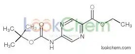 5-TERT-BUTOXYCARBONYLAMINO-PYRAZINE-2-CARBOXYLIC ACID ETHYL ESTER