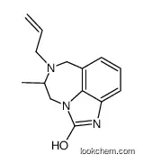 (+/-)-4,5,6,7-Tetrahydro-5-methyl-6-(2-propenyl)-imidazo-[4,5,1-jk][1,4]-benzodiazepin-2(1H)-one
