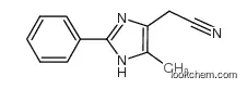 2-(5-methyl-2-phenyl-1H-imidazol-4-yl)acetonitrile