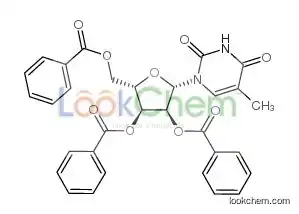 5-METHYL-1-(2'', 3'', 5''-TRI-O-BENZOYL--L-RIBOFURANOSYL)URACIL