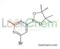 2-bromo-6-methyl-4-(4,4,5,5-tetramethyl-1,3,2-dioxaborolan-2-yl)pyridine