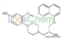4-[4-(2-hydroxy-3-naphthalen-1-yloxypropyl)piperazin-1-yl]-3-methoxyphenol