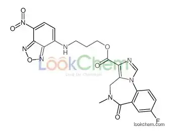 3-[(4-nitro-2,1,3-benzoxadiazol-7-yl)amino]propyl 8-fluoro-5-methyl-6-oxo-4H-imidazo[1,5-a][1,4]benzodiazepine-3-carboxylate