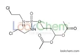 [1-acetyloxy-3-bis(2-chloroethylamino)phosphoryloxypropyl] acetate