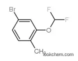4-bromo-2-(difluoromethoxy)-1-methylbenzene