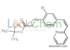 tert-butyl 2-[2-bromo-4-(2-pyridin-3-ylethenyl)phenoxy]acetate