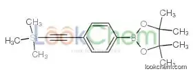 trimethyl-[2-[4-(4,4,5,5-tetramethyl-1,3,2-dioxaborolan-2-yl)phenyl]ethynyl]silane