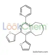 3,4-bis(furan-2-yl)-1-pyridin-2-yl-6,7,8,9-tetrahydro-5H-cyclohepta[c]pyridine