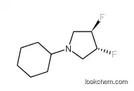 1-cyclohexyl-3,4-difluoropyrrolidine