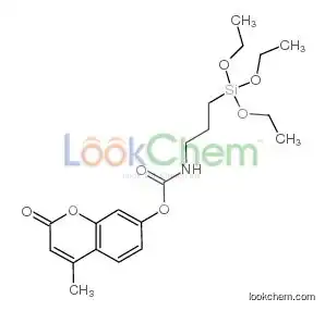 O-4-METHYLCOUMARINYL-N-[3-(TRIETHOXYSILYL)PROPYL]CARBAMATE