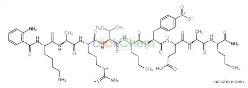 Anthranilyl-Lys-Ala-Arg-Val-Nle-p-nitro-Phe-Glu-Ala-Nle amide