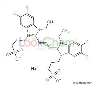 5,6-DICHLORO-2-(3-(5,6-DICHLORO-1-ETHYL-3-(3-SULFOPROPYL)-1,3-DIHYDRO-2H-BENZIMIDAZOL-2-YLIDENE)-1-PROPENYL)-1-ETHYL-3-(3-SULFOP