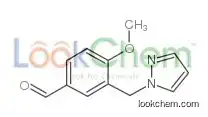 4-methoxy-3-(pyrazol-1-ylmethyl)benzaldehyde