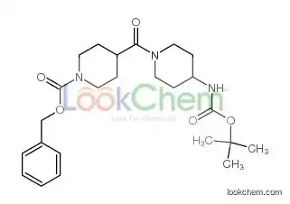 4-(4-TERT-BUTOXYCARBONYLAMINO-PIPERIDINE-1-CARBONYL)-PIPERIDINE-1-CARBOXYLIC ACID BENZYL ESTER