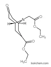 ethyl 9-(2-ethoxy-2-oxoethyl)-3-oxo-9-azabicyclo[3.3.1]nonane-7-carboxylate