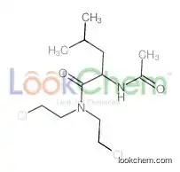 2-acetamido-N,N-bis(2-chloroethyl)-4-methylpentanamide
