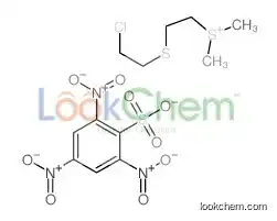 2-(2-chloroethylsulfanyl)ethyl-dimethylsulfanium,2,4,6-trinitrobenzenesulfonate