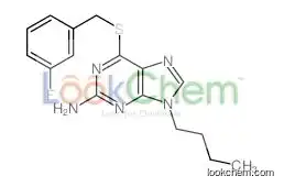 9-butyl-6-[(3-fluorophenyl)methylsulfanyl]purin-2-amine