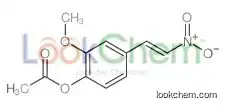 [2-methoxy-4-[(E)-2-nitroethenyl]phenyl] acetate