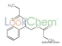 (2-phenyl-2-propanoyloxyethyl) propanoate