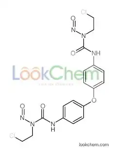 1-(2-chloroethyl)-3-[4-[4-[[2-chloroethyl(nitroso)carbamoyl]amino]phenoxy]phenyl]-1-nitrosourea