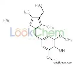 4-[(4-ethyl-3,5-dimethyl-1H-pyrrol-2-yl)methylidene]-2,6-dimethoxycyclohexa-2,5-dien-1-one,hydrobromide