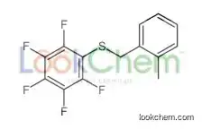 1,2,3,4,5-pentafluoro-6-[(2-methylphenyl)methylsulfanyl]benzene