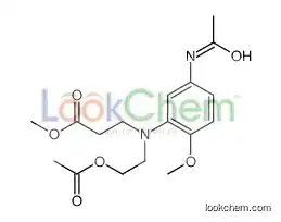 methyl 3-[5-acetamido-N-(2-acetyloxyethyl)-2-methoxyanilino]propanoate