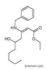 ethyl 3-(benzylamino)-5-hydroxydec-2-enoate