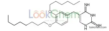 5-[(3-hexoxy-4-octoxyphenyl)methyl]pyrimidine-2,4-diamine