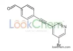 4-[2-(5-bromopyridin-3-yl)ethynyl]benzaldehyde