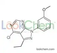 4-chloro-3-ethyl-1-(3-methoxyphenyl)pyrazolo[3,4-d]pyrimidine