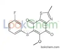 6-(3-fluorophenyl)sulfanyl-5-methoxy-2-methyl-1,3-benzothiazole-4,7-dione