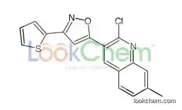 5-(2-chloro-7-methylquinolin-3-yl)-3-thiophen-2-yl-1,2-oxazole