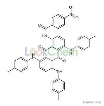 4-nitro-N-[4,5,8-tris(4-methylanilino)-9,10-dioxoanthracen-1-yl]benzamide
