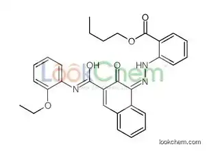 butyl 2-[(2Z)-2-[3-[(2-ethoxyphenyl)carbamoyl]-2-oxonaphthalen-1-ylidene]hydrazinyl]benzoate